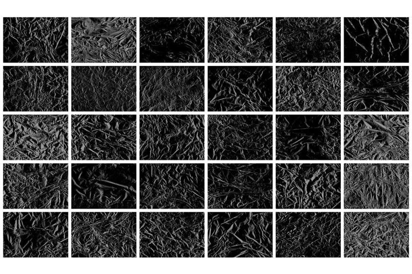 PS资源-30张黑色褶皱纹理背景图片JPG素材 图片素材 第10张