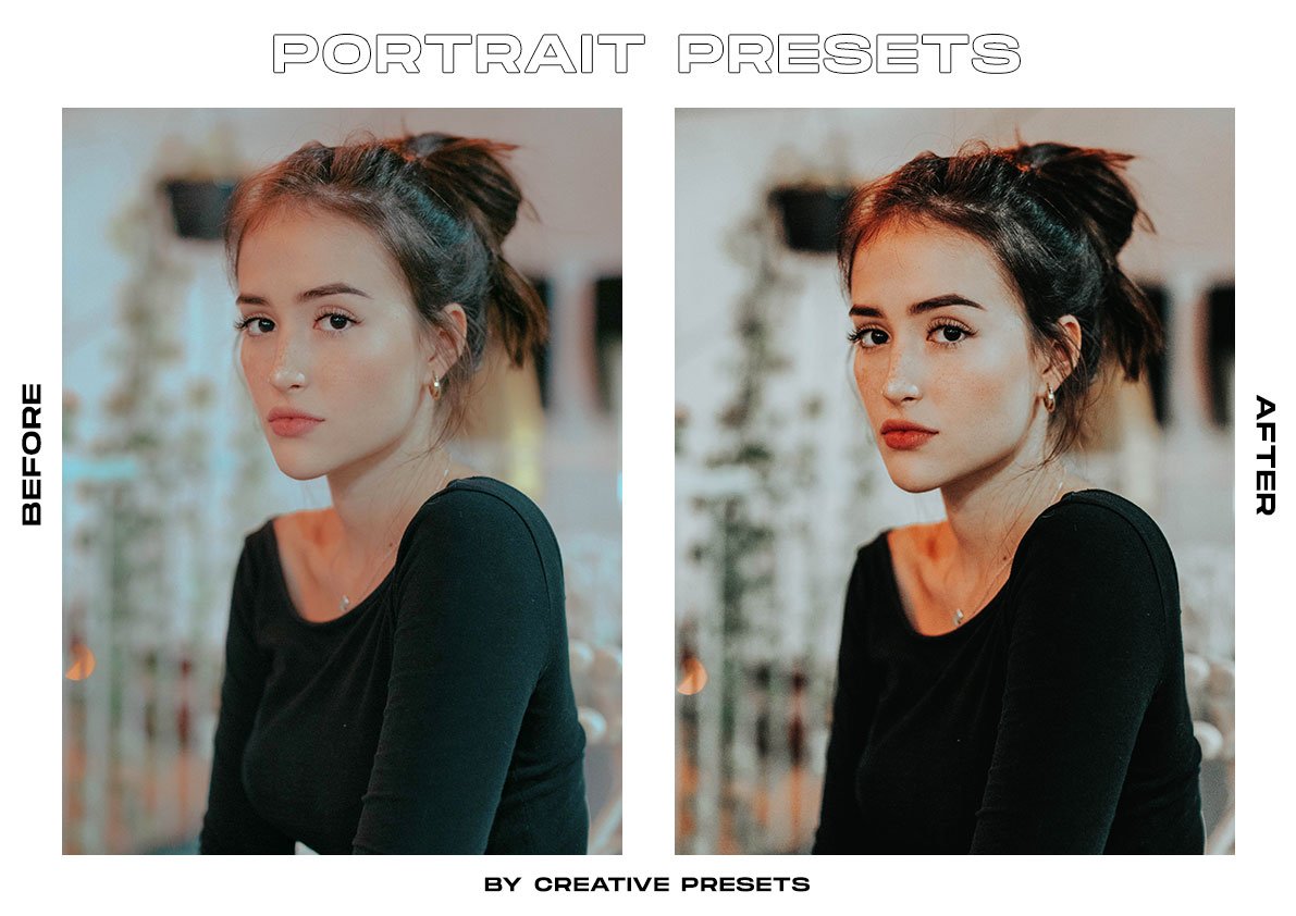 80多个ins风复古时尚人像婚礼摄影街拍LR预设 80 Portrait Lightroom Presets Bundle 插件预设 第5张