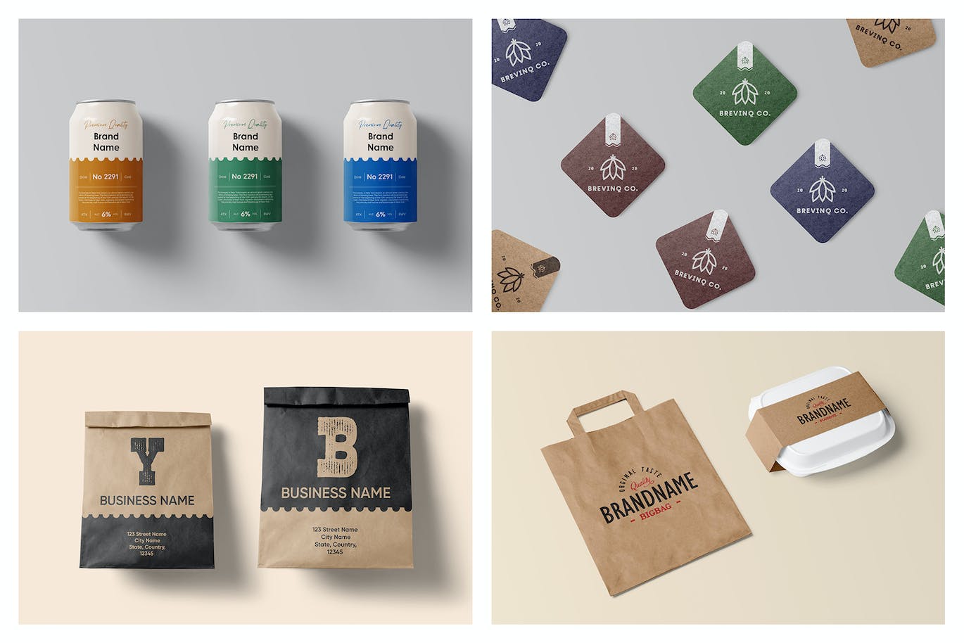 食品包装设计展示样机套件 Food Packaging Mockups 样机素材 第5张