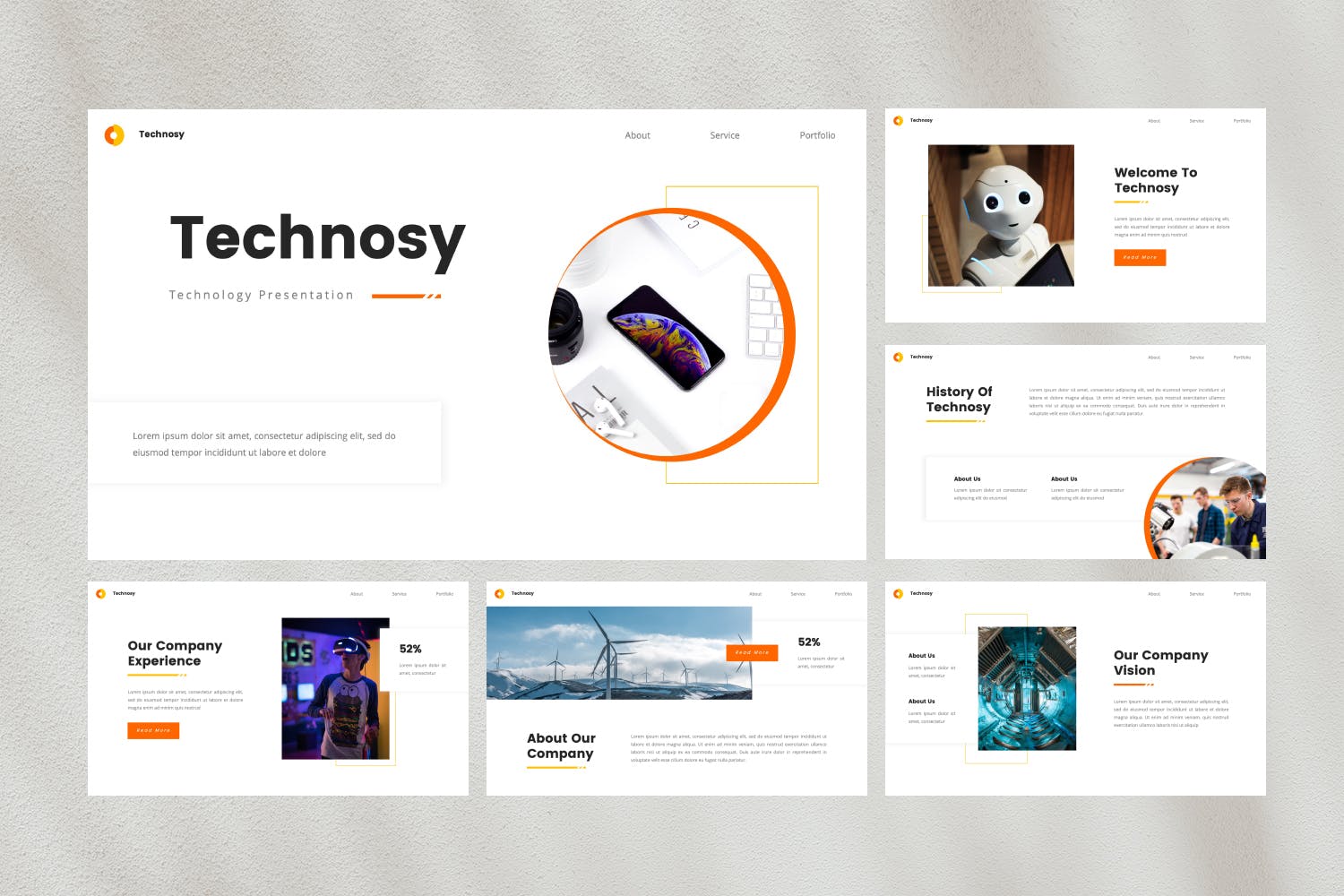 高端技术PPT模板下载 Technosy – Technology Powerpoint Template 幻灯图表 第2张