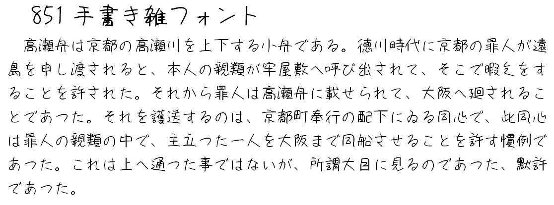 851可商用日文字体完整版 设计素材 第2张