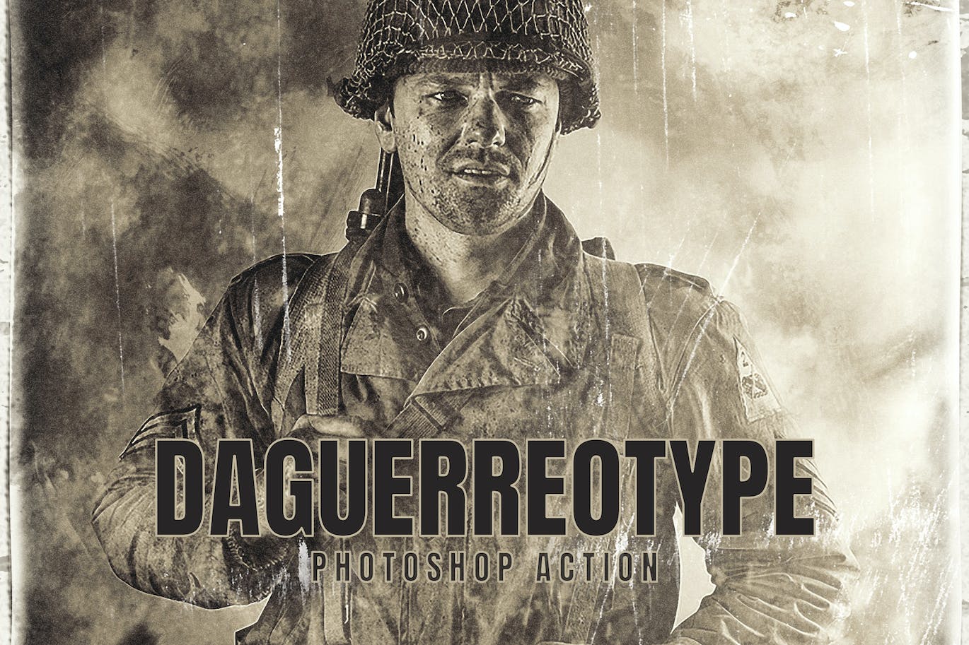 银版摄影照片处理效果PS动作模板 Daguerreotype – Photoshop Action 插件预设 第1张