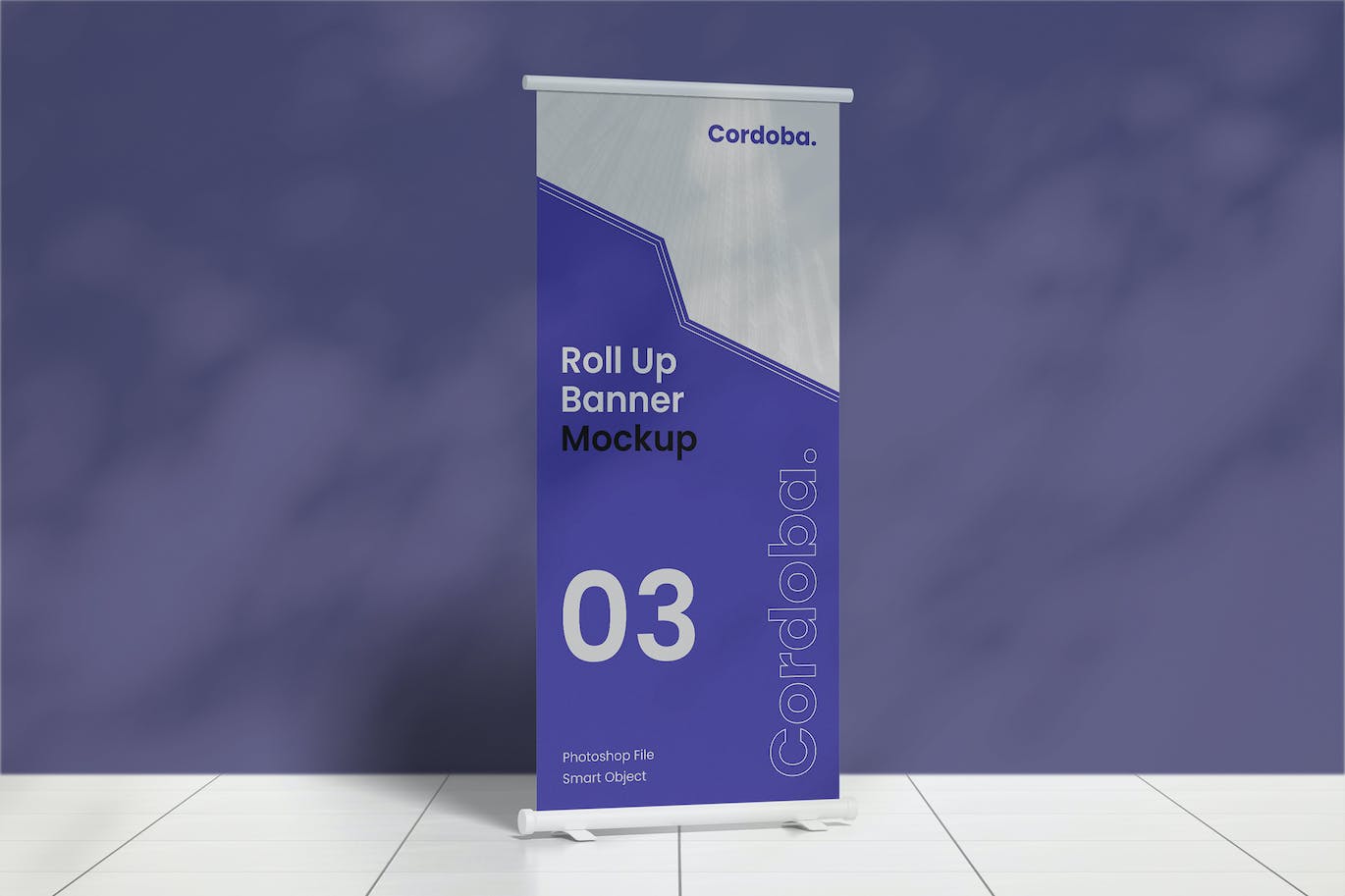 易拉宝Banner海报广告样机图 Stand Banner Mockup 样机素材 第1张