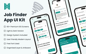 求职者应用程序IOS UI套件