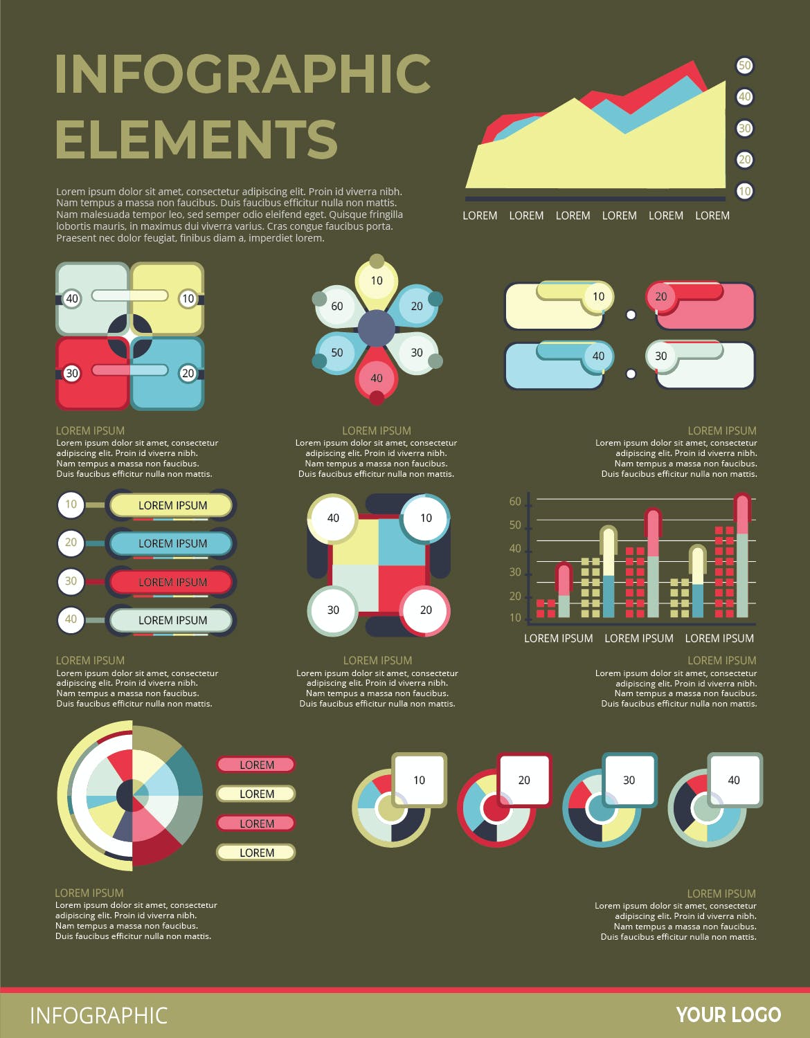 可视化数据信息图表元素素材v144 Infographic Elements Ver. 144 幻灯图表 第3张