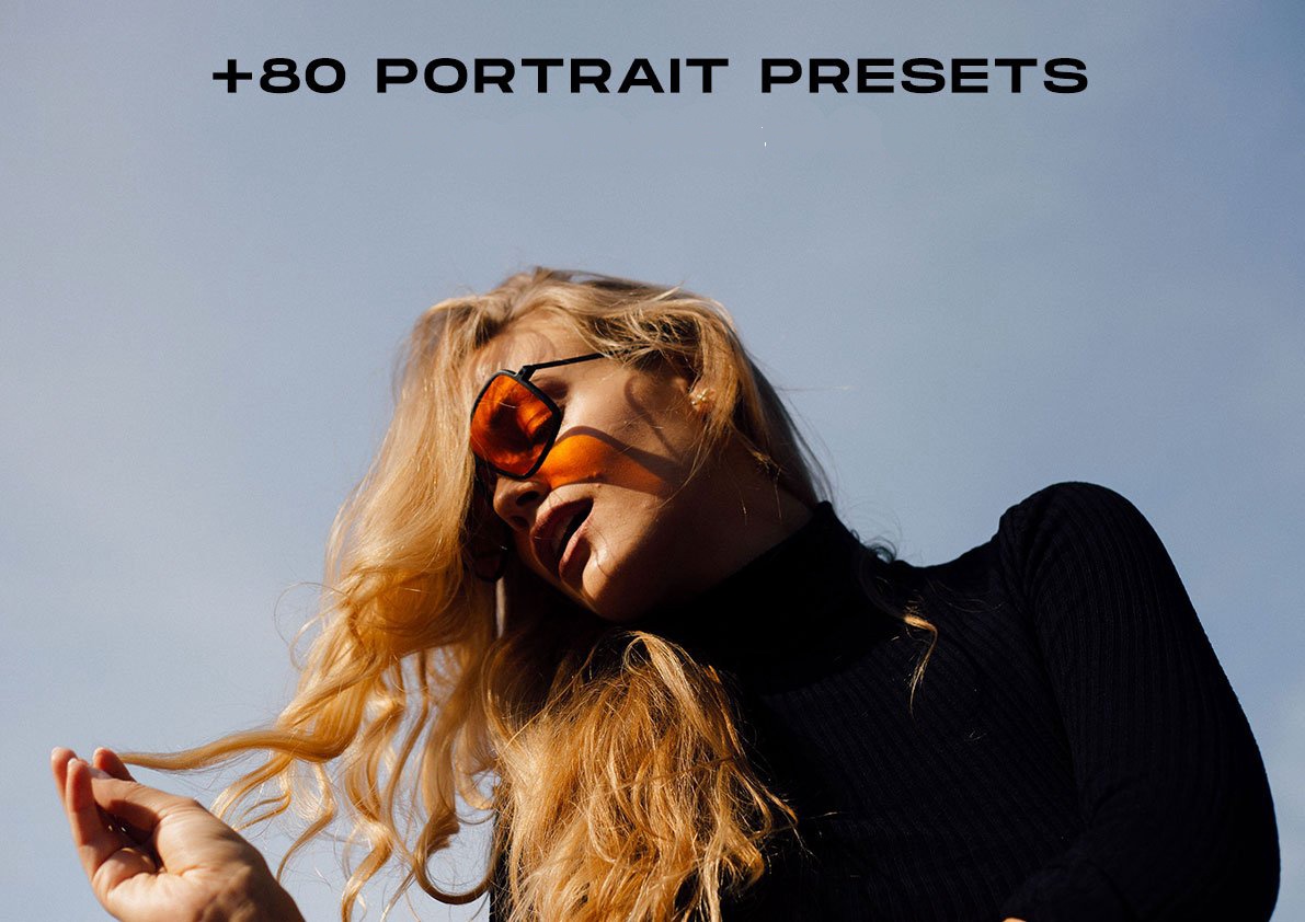 80多个ins风复古时尚人像婚礼摄影街拍LR预设 80 Portrait Lightroom Presets Bundle 插件预设 第1张