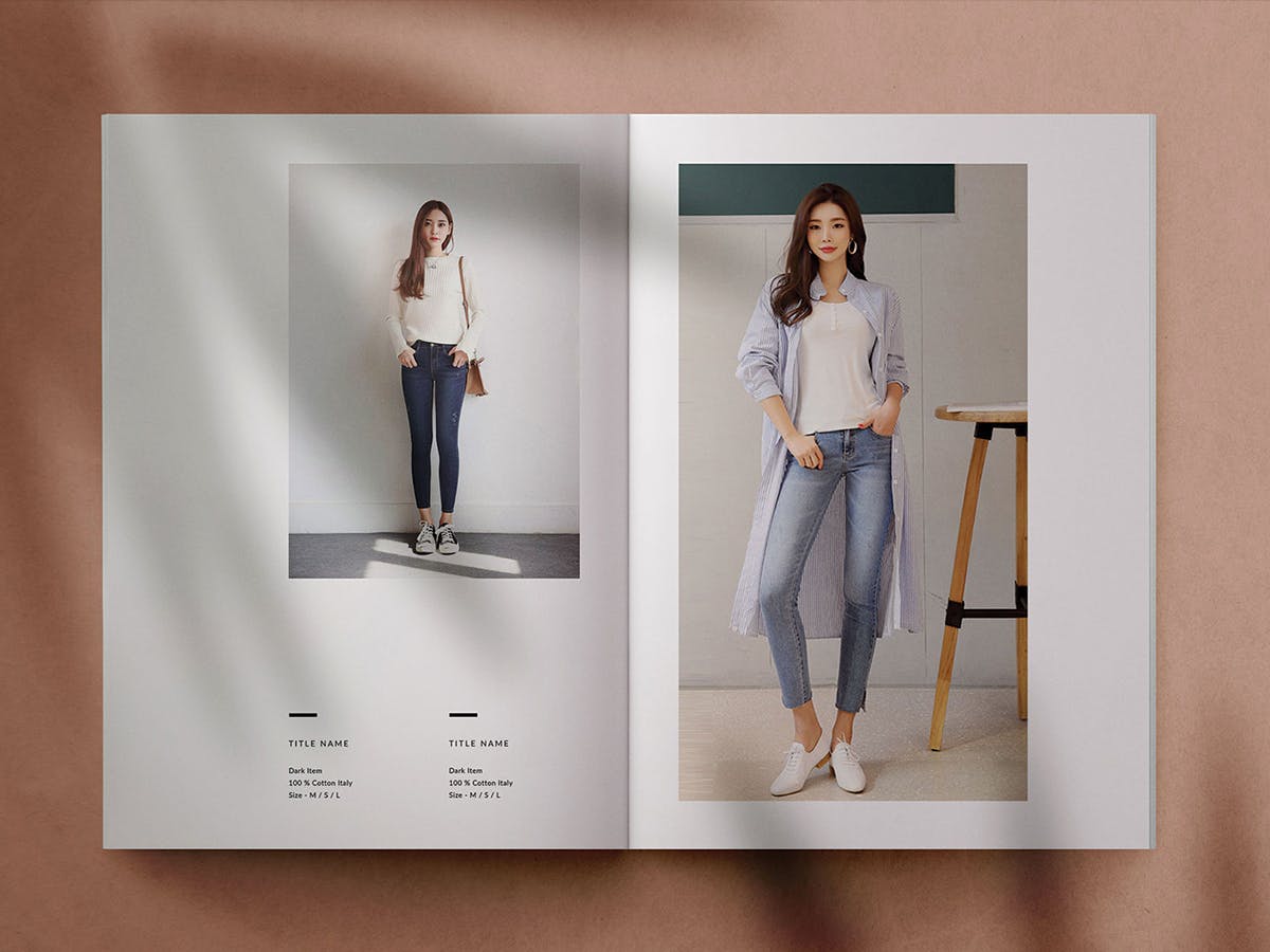 时尚品牌小册子Lookbook模板 LookBook Template 设计素材 第3张