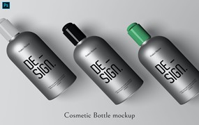 化妆品瓶包装品牌展示样机 Cosmetic Bottle mockup