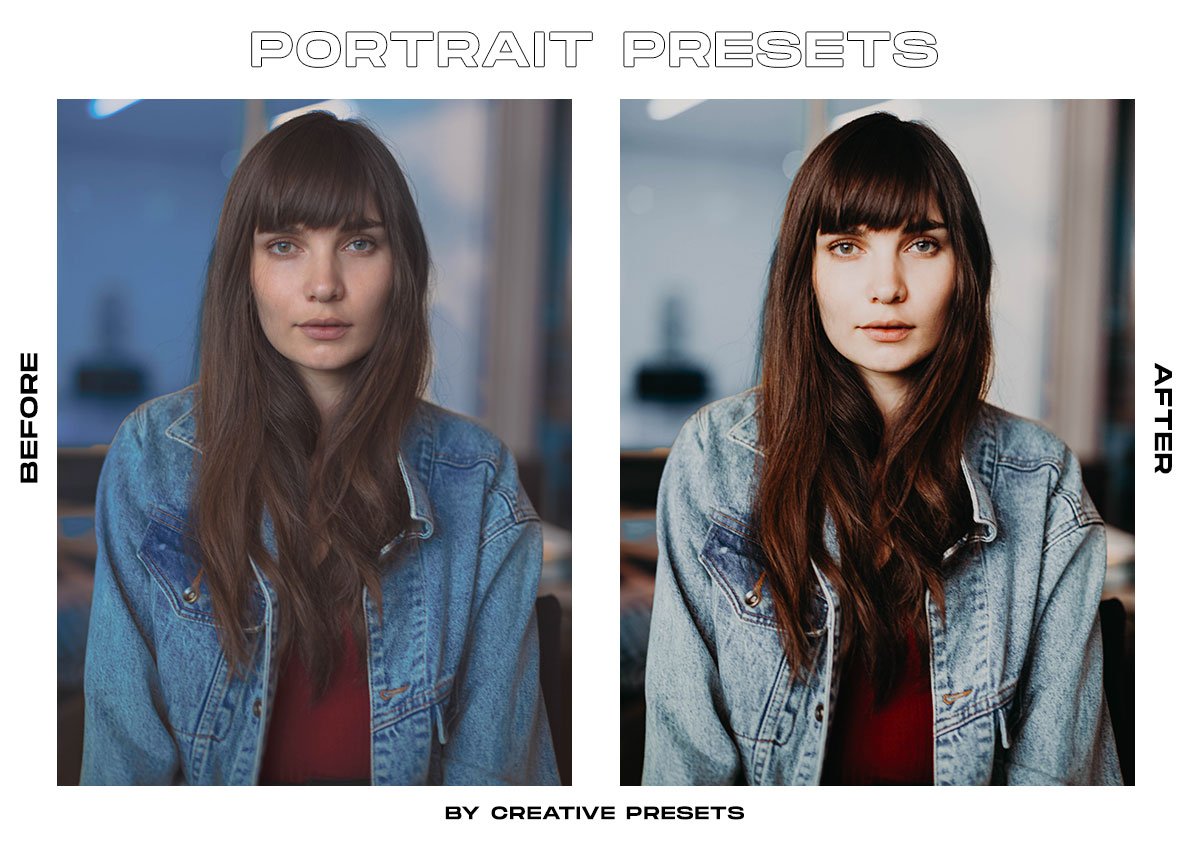 80多个ins风复古时尚人像婚礼摄影街拍LR预设 80 Portrait Lightroom Presets Bundle 插件预设 第6张