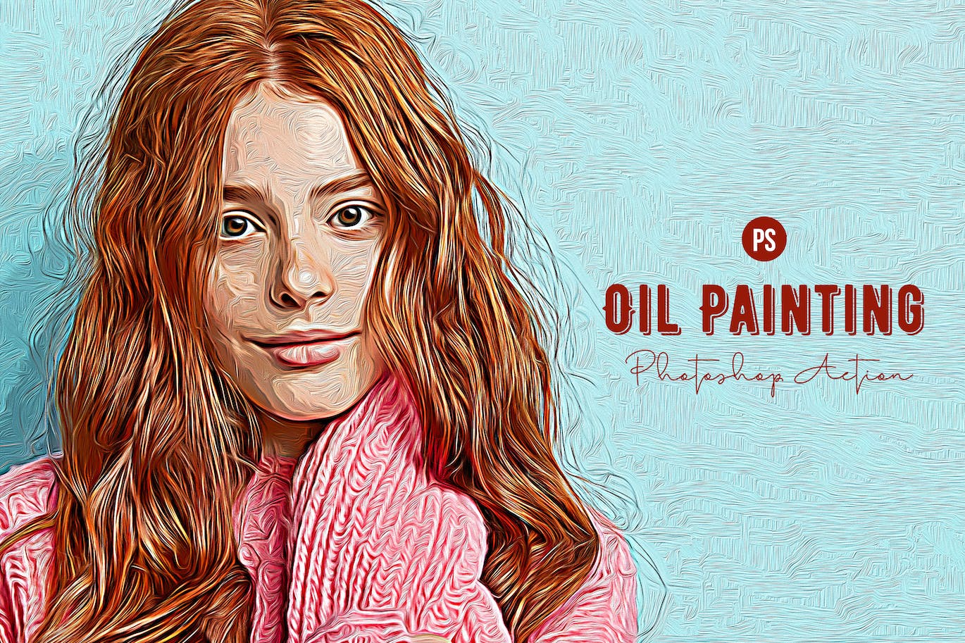 油画效果PS动作模板 Oil Painting Photoshop Action 插件预设 第1张