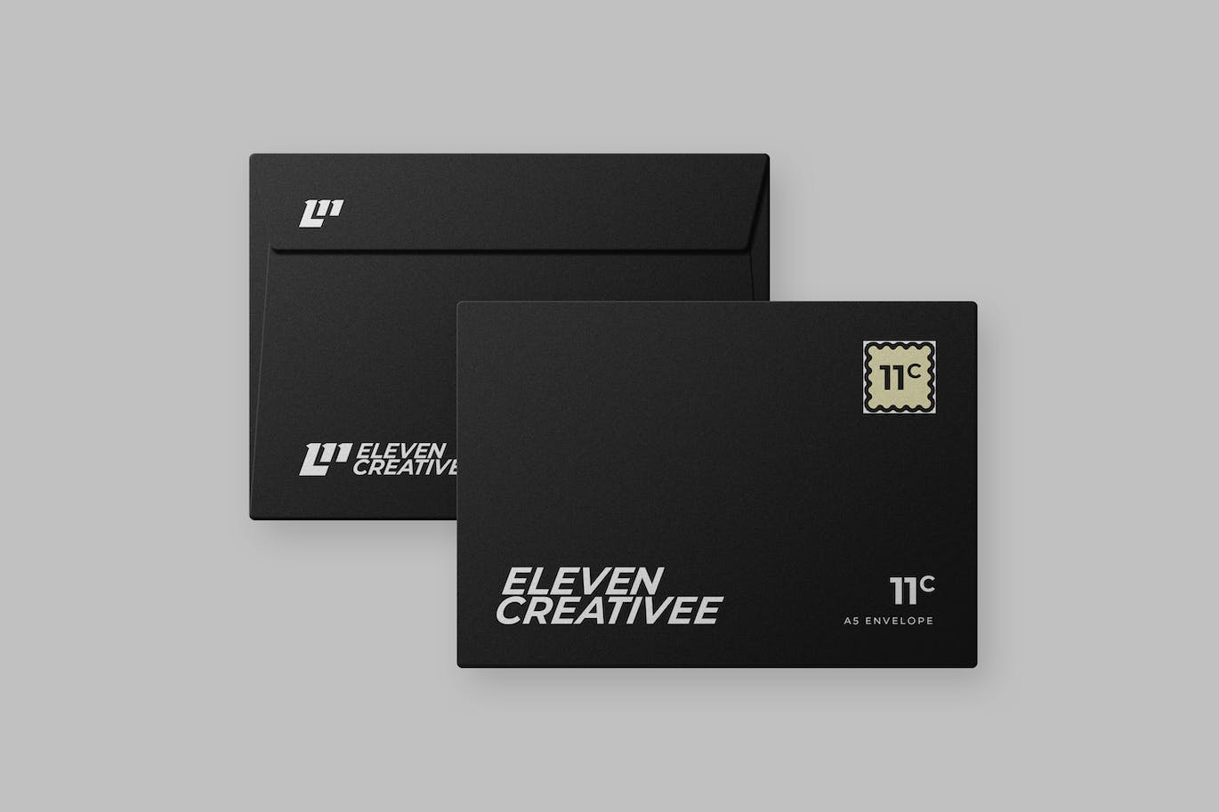 A5规格文件信封样机图 A5 Envelope Mockup 样机素材 第1张