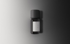 琥珀色瓶子包装样机 Amber Bottle Mockup