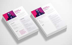 极简求职简历设计模板 Minimal Resume Template