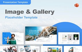 图片和画廊PPT幻灯片模板素材 Image & Gallery PowerPoint Template