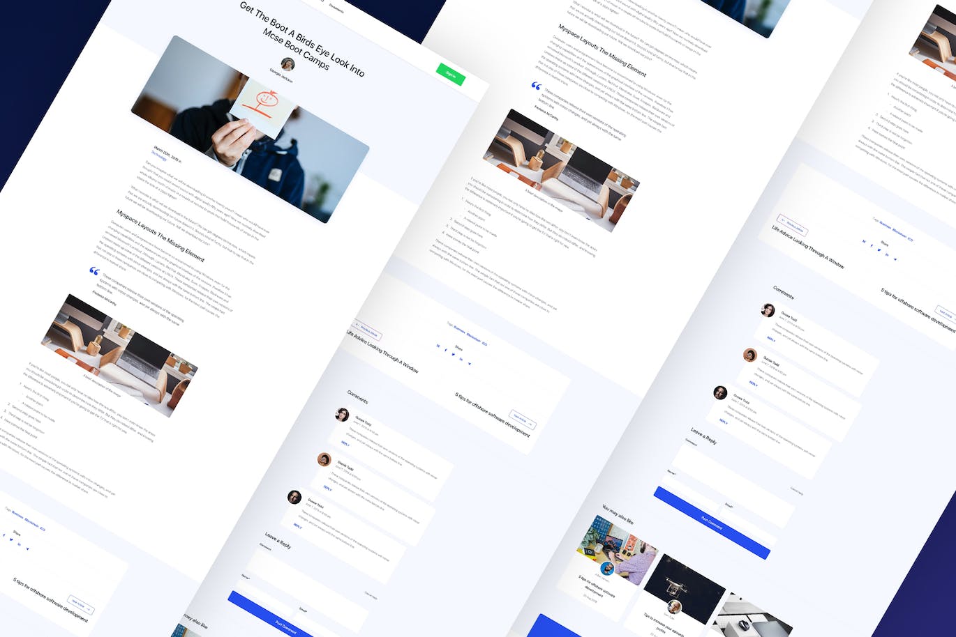 多用途网站着陆页HTML模板 SpaceMax – Multipurpose HTML Template APP UI 第14张