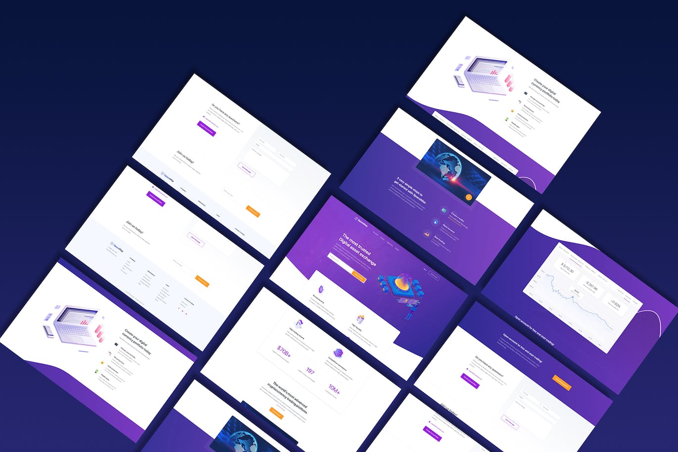 多用途网站着陆页HTML模板 SpaceMax – Multipurpose HTML Template APP UI 第16张