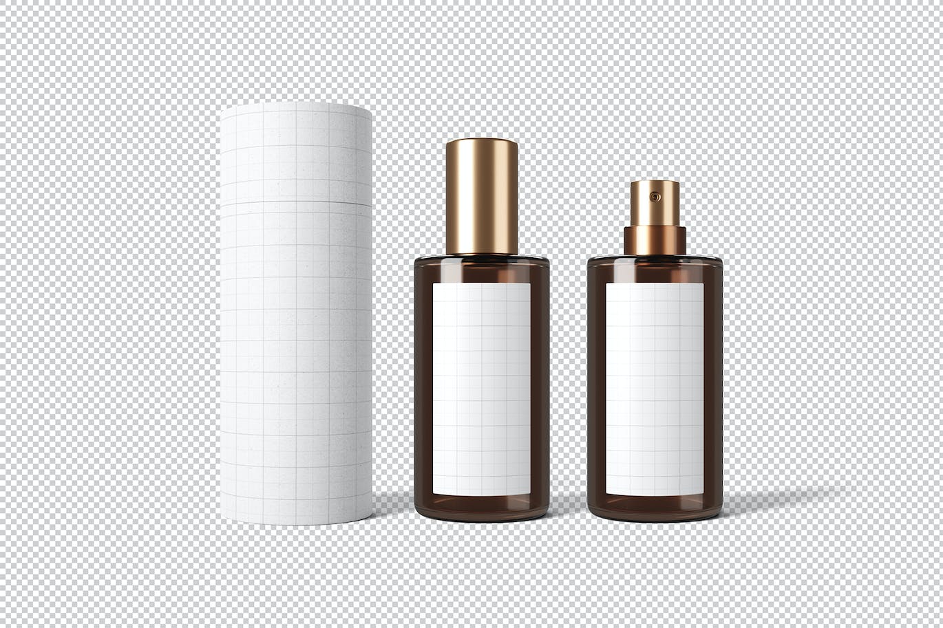 香水瓶品牌标签设计样机 Perfume Bottle Mockup 样机素材 第3张