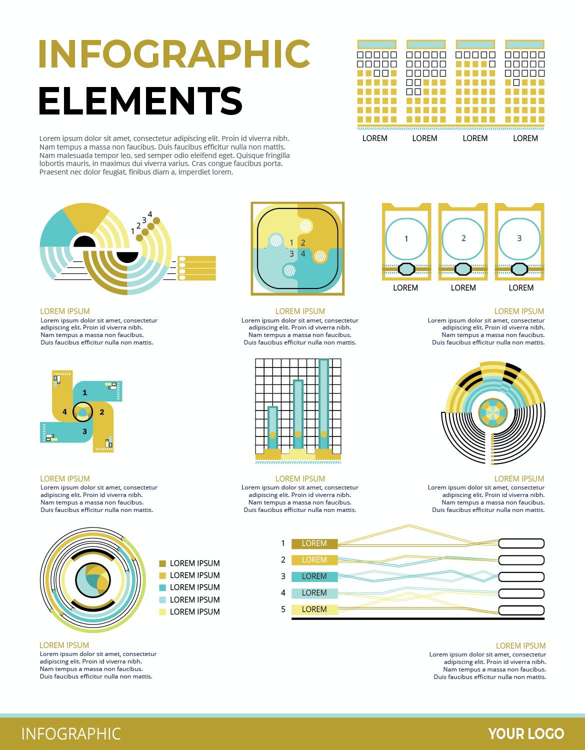 可视化数据信息图表元素素材v136 Infographic Elements Ver. 136 幻灯图表 第3张