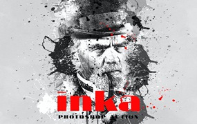彩墨画照片处理效果PS动作模板 Inka – Photoshop Action