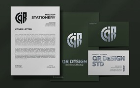 现代品牌标识文具VI样机模板 Modern Brand Identity Mockup