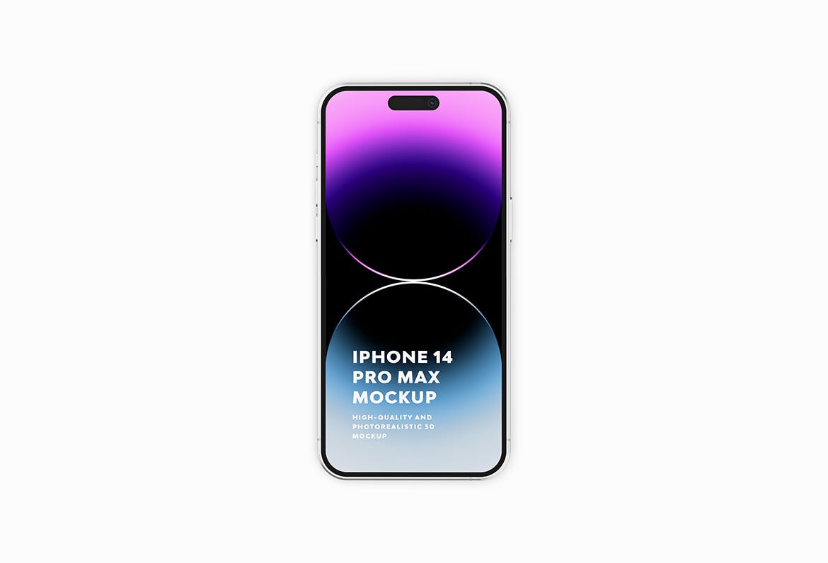 UI/UX设计展示苹果iPhone 14 Pro Max手机样机 iPhone 14 Pro Max Mockup 样机素材 第5张