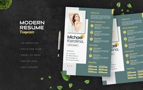 现代创意简历模板 Modern Creative Resume