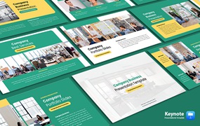 公司业务Keynote幻灯片模板下载 Company Business Persentation Keynote Template