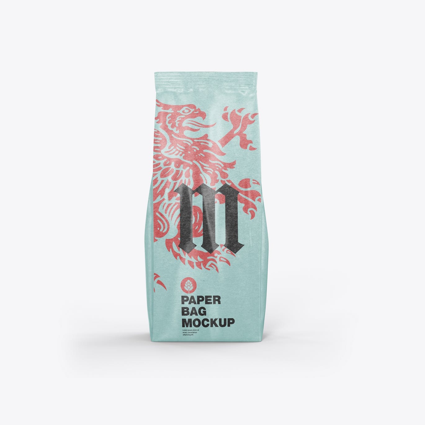 牛皮纸食品袋包装设计样机图 Pack Kraft Food Bag Mockup 样机素材 第7张