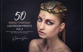 50个人物肖像照片后期修图LR预设v3 50 Perfect Portrait Lightroom Presets – Vol. 3