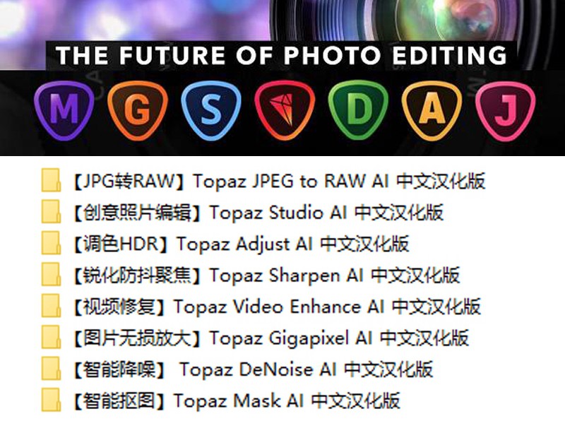Topaz AI全套中文全家桶Win/Mac全套PS降噪全家桶Topaz Mask AI 汉化版 Topaz Enhance AI 汉化版 Topaz Gigapixel AI 汉化版 Topaz DeNoise AI 汉化版 Topaz Sharpen AI 汉化版 Topaz Adjust AI 汉化版 Topaz JPEGtoRAW AI 汉化版Topaz Studio AI 汉化版油画锐化视频无损放大topaz插件Mac全套合集Win 插件预设 第2张