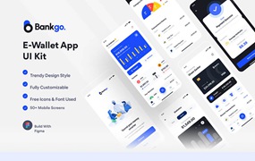 适用于电子钱包和金融行业的现代App UI设计套件
