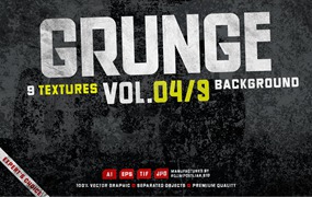 Grunge墙体纹理素材v4 Grunge Wall Textures Co.04