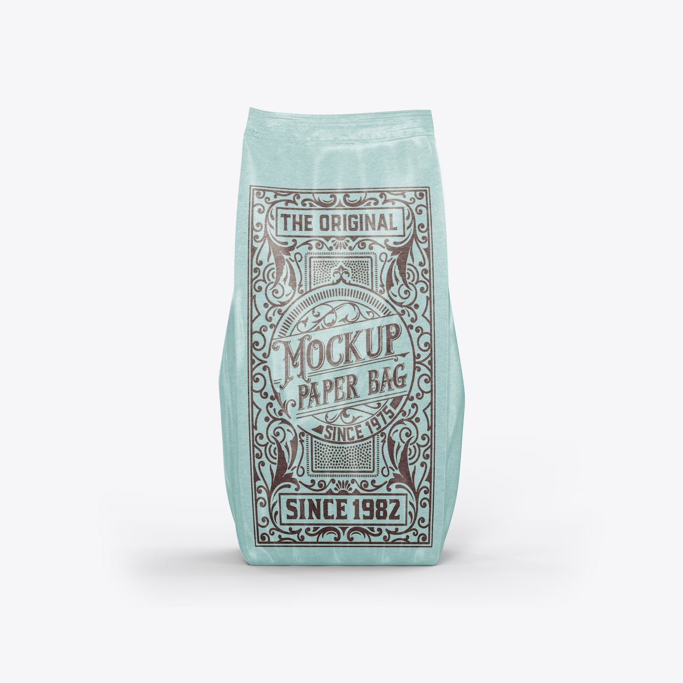 牛皮纸食品袋设计样机图 Set Kraft Food Bag Mockup 样机素材 第4张