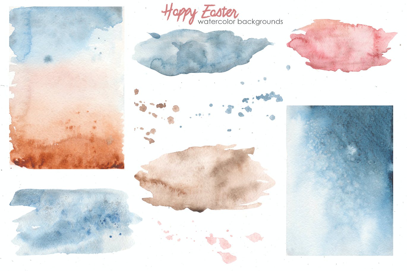 复活节快乐元素水彩画集 Happy Easter watercolor 图片素材 第10张