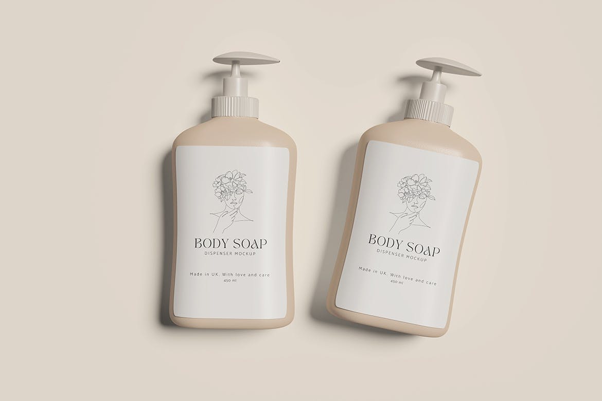 按压皂液器包装设计样机 Soap Dispenser Mockup 样机素材 第2张