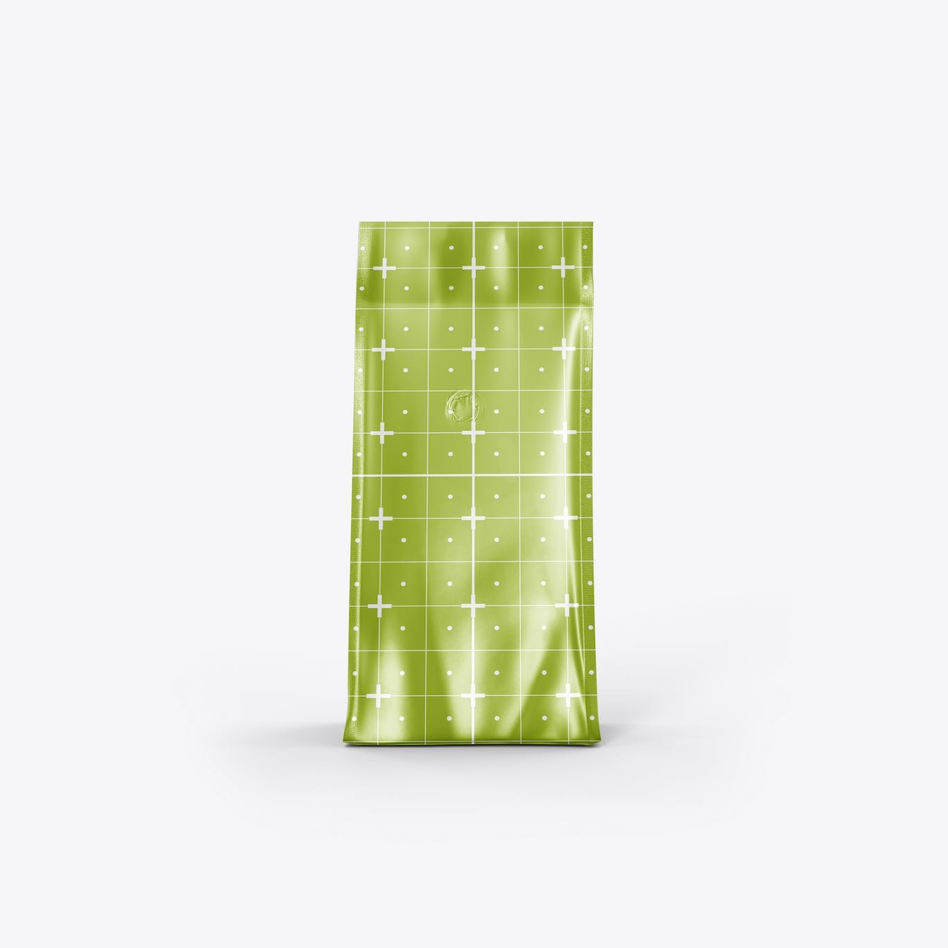 金属纸咖啡袋包装展示样机图 Set Metallic Paper Coffee Bag Mockup 样机素材 第7张