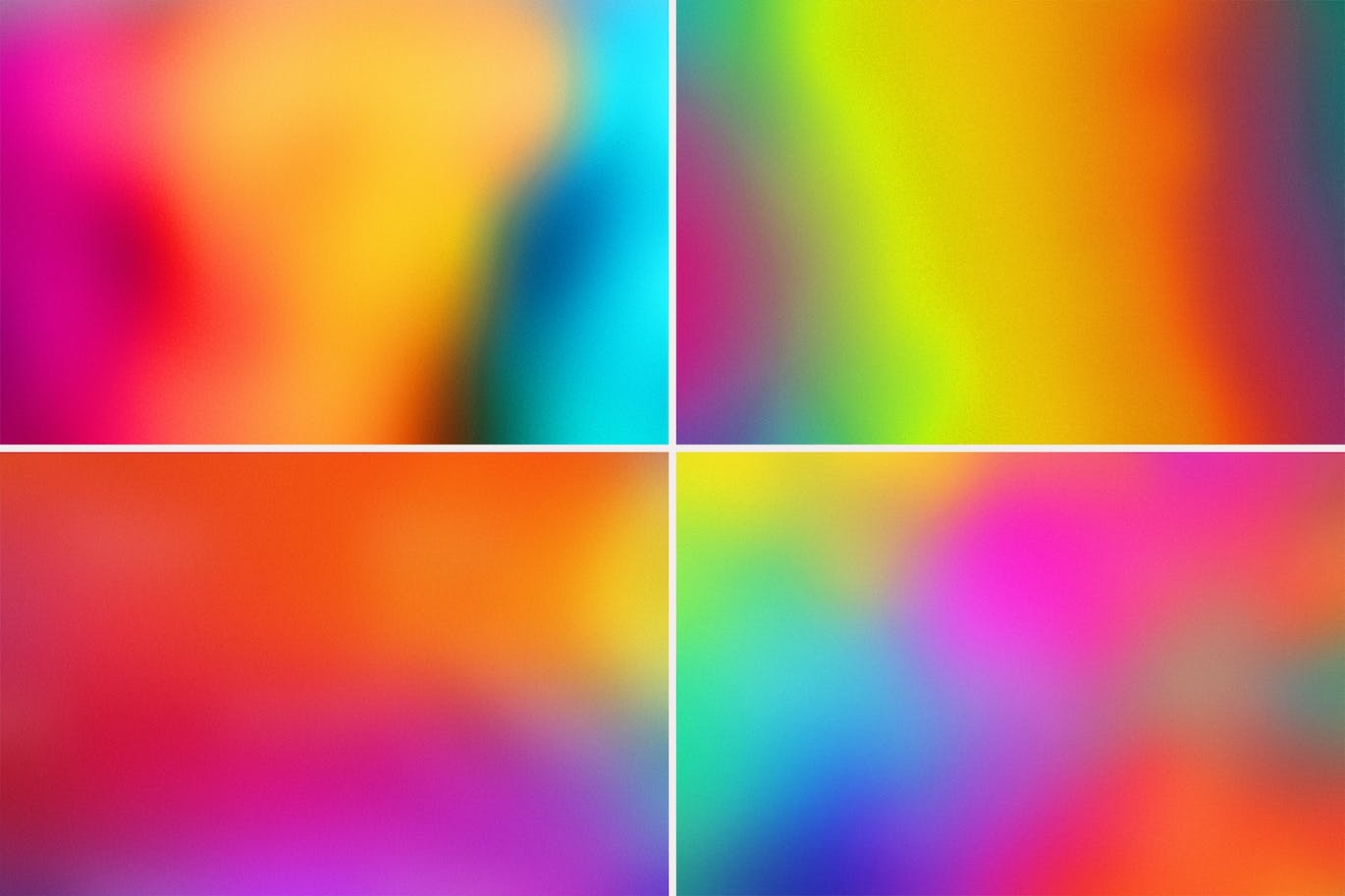 生动的颗粒感渐变纹理 Vivid Grainy Gradient Textures 图片素材 第3张