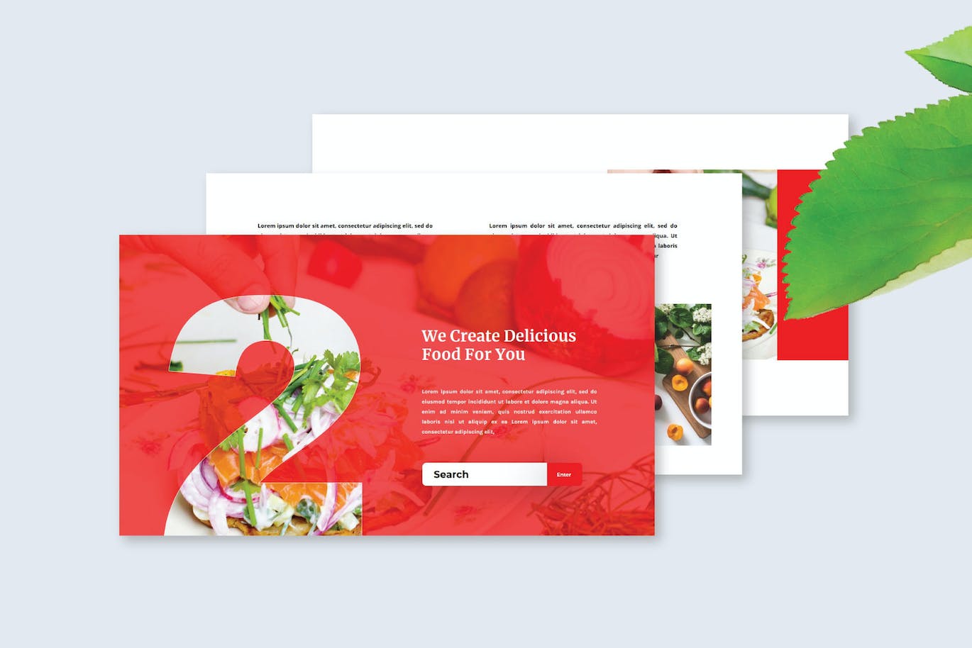 餐馆餐厅推广PPT幻灯片模板 Restaurant – PowerPoint Template 幻灯图表 第4张