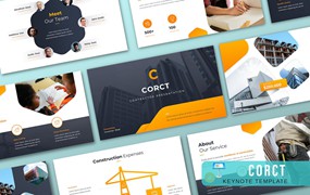 建筑构造Keynote幻灯片设计模板 CORR – Constructions Keynote Template