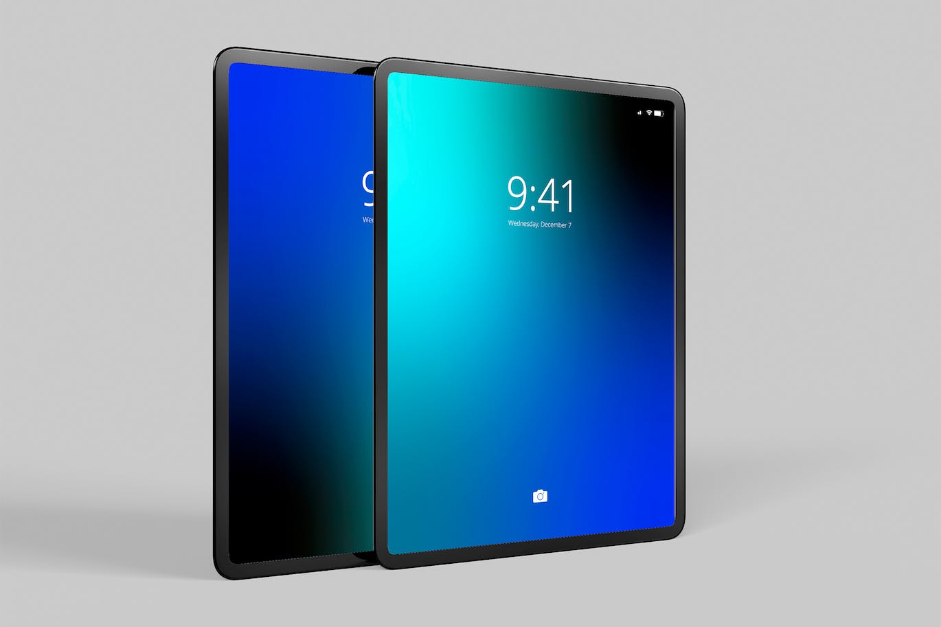 App UI设计展示平板电脑样机psd模板v2 Tablet for Application UI Designs Mockup 样机素材 第1张