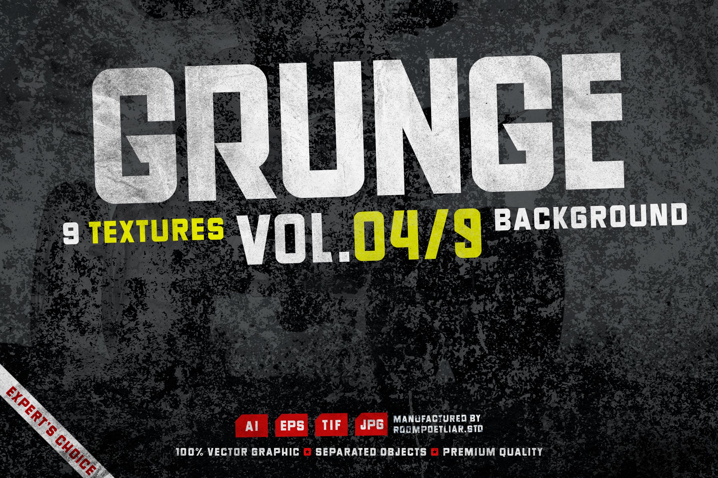 Grunge墙体纹理素材v4 Grunge Wall Textures Co.04 图片素材 第1张