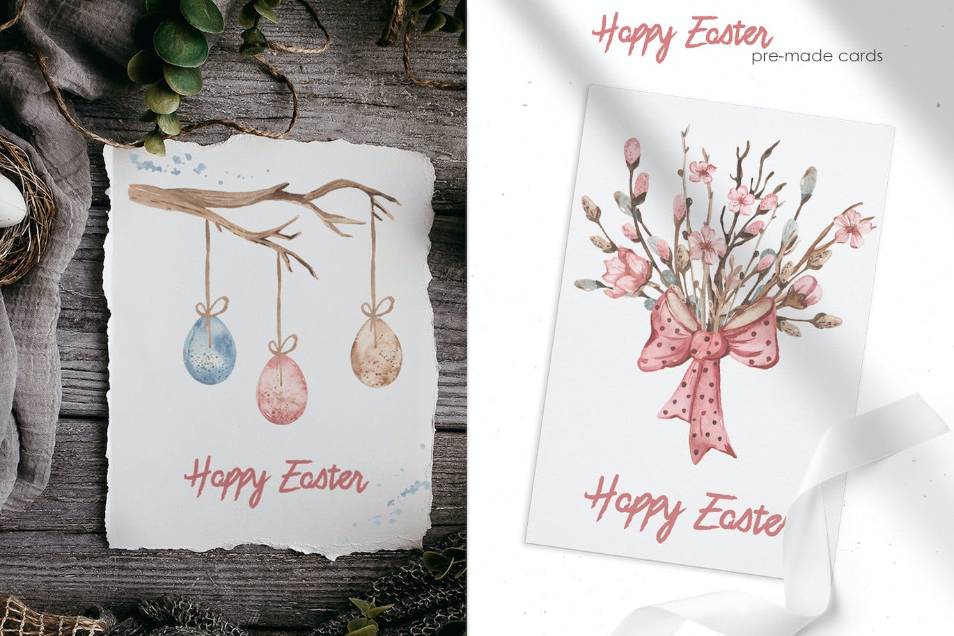 复活节快乐元素水彩画集 Happy Easter watercolor 图片素材 第13张