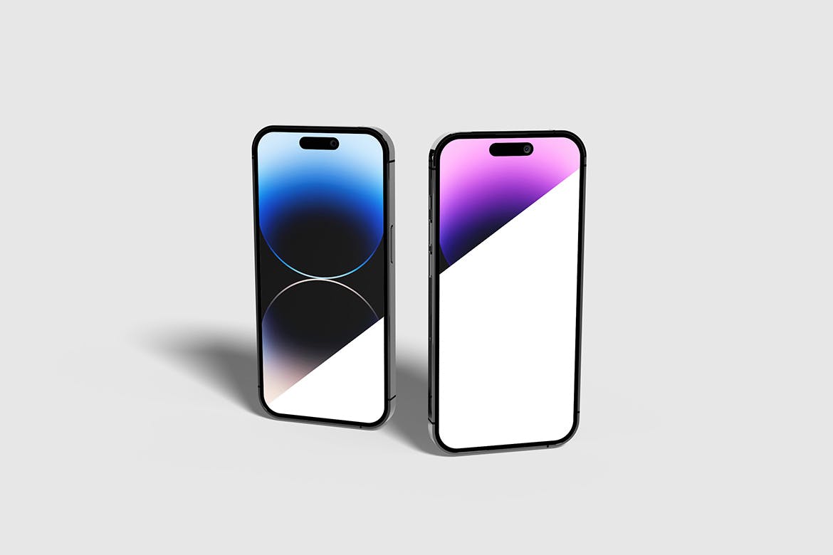 极简主义iPhone 14 Pro手机样机图 Minimalist iPhone 14 Mockup 样机素材 第2张