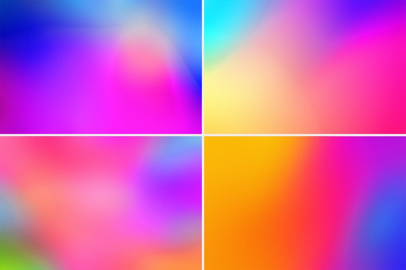 充满活力的颗粒渐变纹理 Vibrant Grainy Gradient Textures 图片素材 第2张