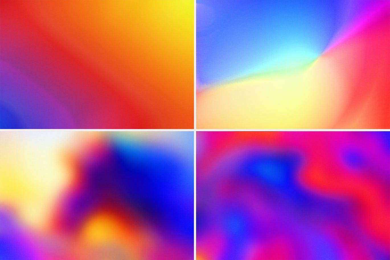 生动的颗粒感渐变纹理 Vivid Grainy Gradient Textures 图片素材 第2张