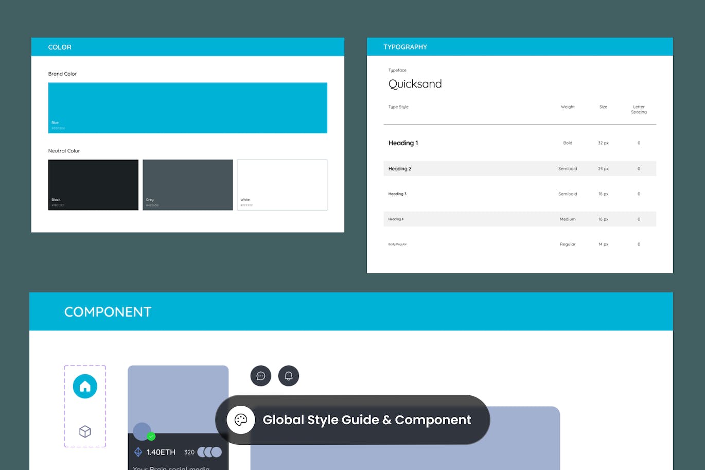 NFT市场网站仪表盘设计模板 Bucklaps – NFT Marketplace Dashboard APP UI 第5张