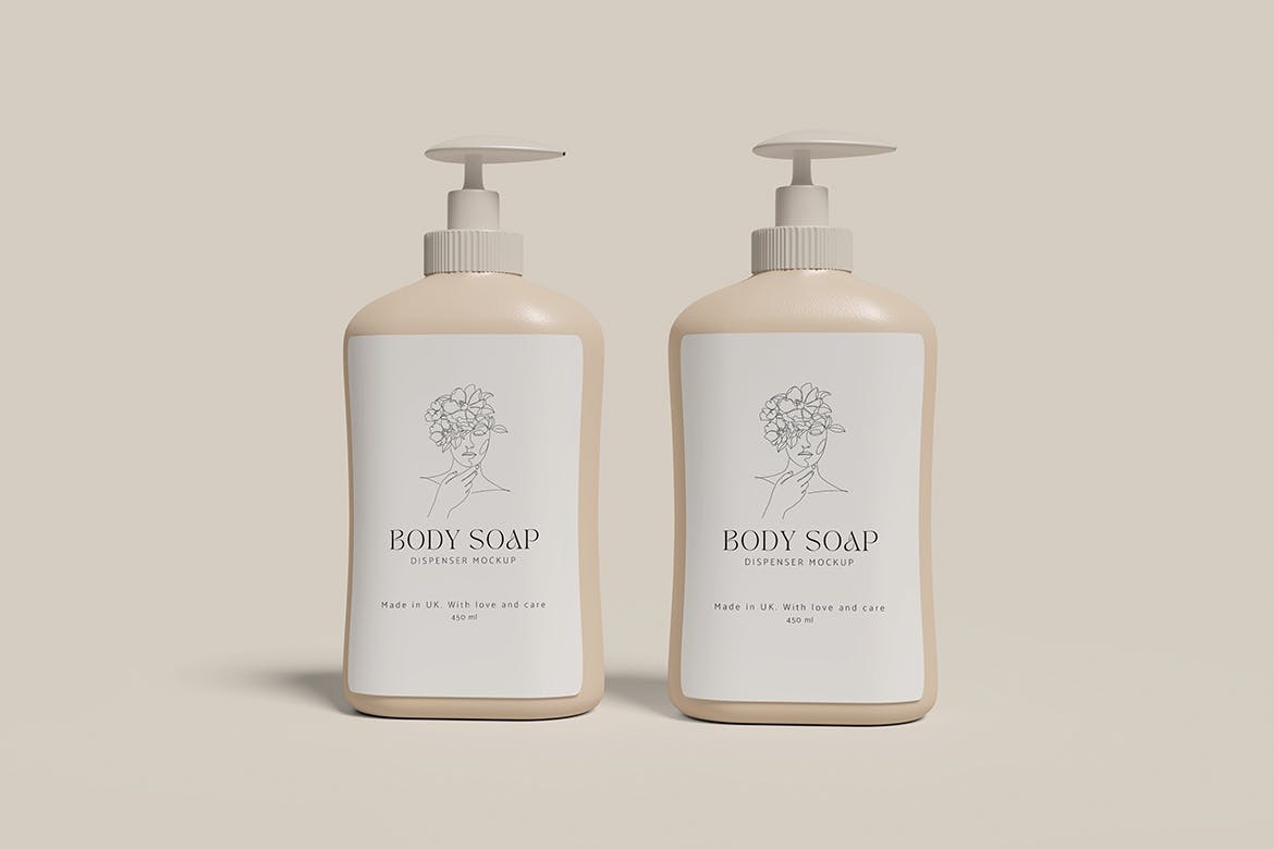 按压皂液器包装设计样机 Soap Dispenser Mockup 样机素材 第7张