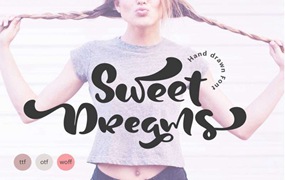 Sweet Dreams优美的英文手写字体