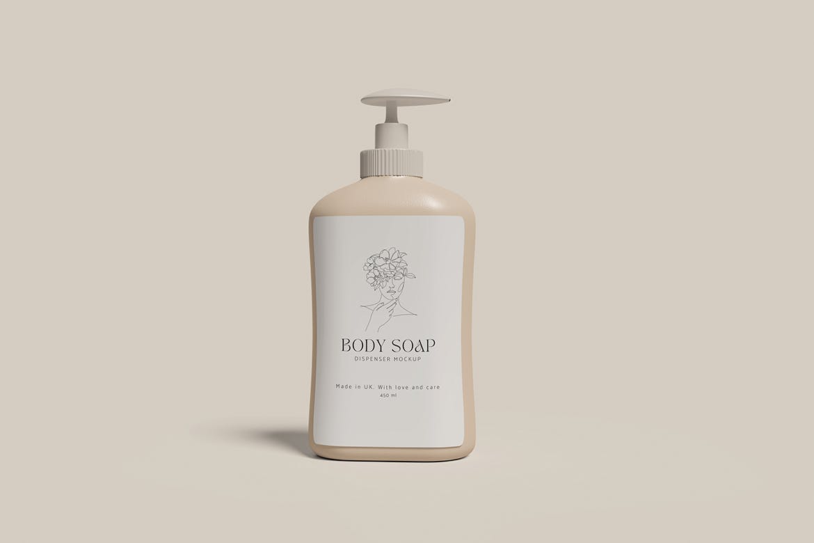 按压皂液器包装设计样机 Soap Dispenser Mockup 样机素材 第6张