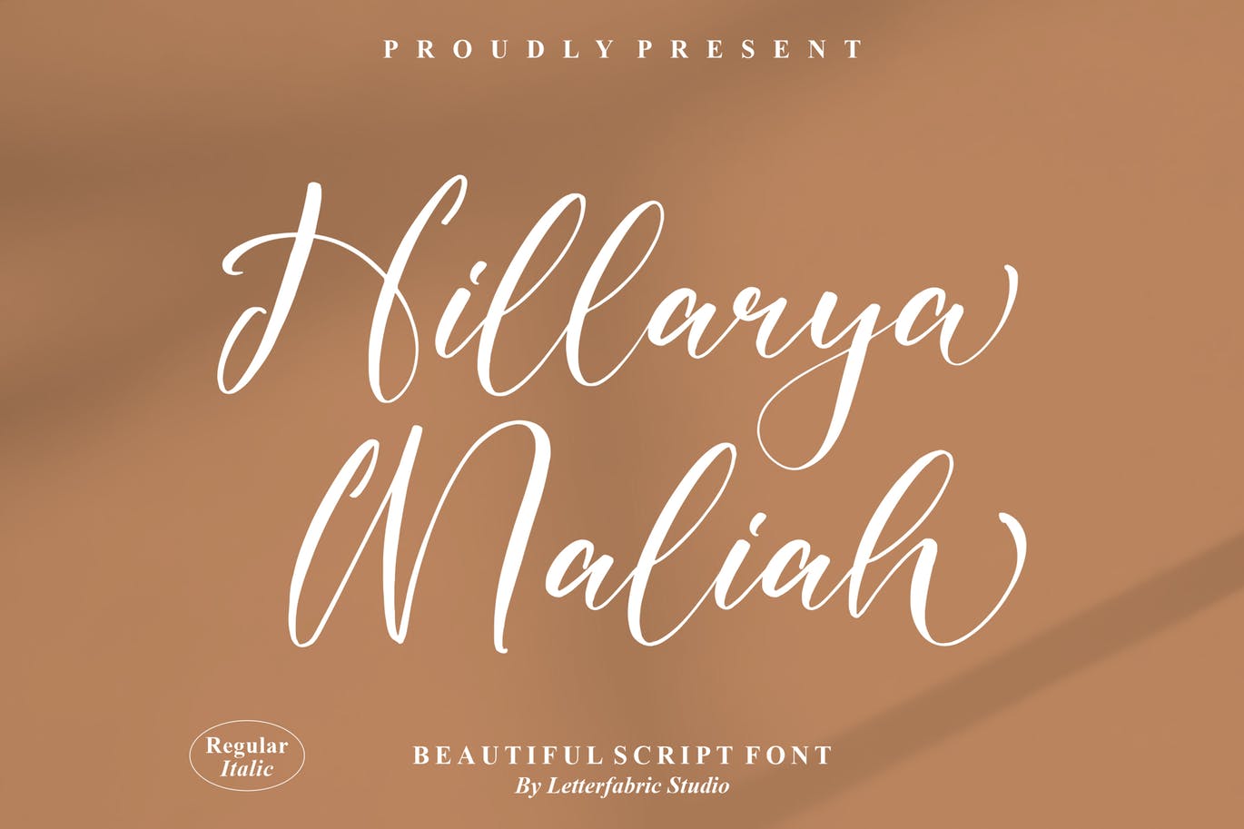 签名连字手写脚本字体 Hillarya Maliah Script Font 设计素材 第1张